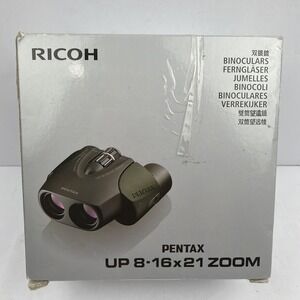 Pentax UP 8-16x21 Binocular Green 61963 Porro prism center focus zoom-8-16x.